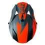 Кросова каска, Мото, Атв, Вело и др, S - M, Сиво с оранжево, снимка 4