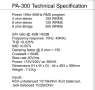  Artcoustic PA-300  Усилвател на мощност стъпало 300w, снимка 3