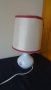 Стара уникална порцеланова настолна лампа, снимка 1 - Настолни лампи - 41229392