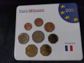 Франция 2001 - Евро сет - комплектна серия от 1 цент до 2 евро, снимка 1 - Нумизматика и бонистика - 44297566