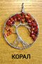 Медальон Дървото на Живота - РОЗОВ КВАРЦ, снимка 4