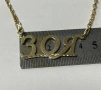 Златно колие с име"Зоя" 8.50гр.62.5см., снимка 5