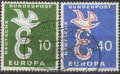 Клеймовани  марки Европа СЕПТ 1958 от Германия, снимка 1 - Филателия - 40292536