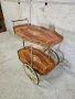 Количка за сервиране с интарзия, снимка 5