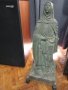 Стара бронзова статуя, снимка 1 - Антикварни и старинни предмети - 42597714