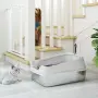 PawHut Котешка тоалетна от неръждаема стомана, снимка 4