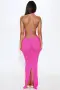 Ефектна Плетена Секси Рокля - Бранд FASHION NOVA, снимка 3