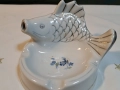 български порцеланов пепелник риба, снимка 1
