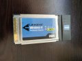 Безжичен адаптер Linksys WPC54G CardBus за лаптоп, 54Mbps , снимка 1 - Мрежови адаптери - 39222351