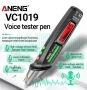 ANENG VC1019 Безконтактен Електрически Тестер 12–1000V Гласово известяване, снимка 1