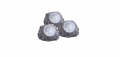 Комплект LED соларни лампи, Камък - 3бр., снимка 1 - Декорация за дома - 36216442