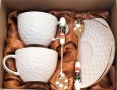 Подаръци за юбилей на жена - ПРОМОЦИЯ на чаши и комплекти Костен порцелан, снимка 8
