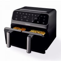 Фритюрник AirFryer,  Черен 2 ГОДИНИ ГАРАНЦИЯ, снимка 1 - Фритюрници - 44166064