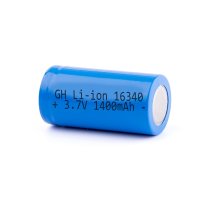 Мощна акумулаторна батерия 16340 1400mAh презареждаща се 123A 3.7V, снимка 2 - Къмпинг осветление - 40556896