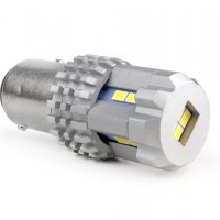 КОМПЛЕКТ ДИОДНИ LED КРУШКИ 02450 , 1157 P21 5W БЯЛО 12V 24V 1КТ., снимка 3 - Аксесоари и консумативи - 39025145