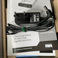 Cisco Linksys SD2005 5-Port 10/100/1000 Gigabit Switch, снимка 6 - Суичове - 40605202