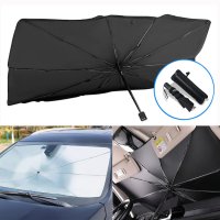 UV термо сенник чадър за предно челно стъкло на кола автомобил защита от слънце, снимка 1 - Аксесоари и консумативи - 41529412
