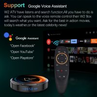 TV Box Vontar W2 ATV 4/32GB, Smart TV, SlimBox Android TV, 4K@60fps HDR, IPTV, ТВ БОКС, снимка 2 - Приемници и антени - 41620748