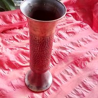 Стара метална ваза, снимка 6 - Антикварни и старинни предмети - 41896760