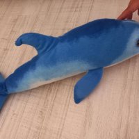 Плюшена играчка делфин 10лв ,дълга 60см,като нова, снимка 1 - Плюшени играчки - 42268073