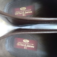 Мъжки обувки от солиден телешки бокс,размер 81/2UK,тъмно кафяви, снимка 5 - Официални обувки - 40894232
