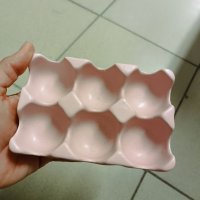 керамични поставки за яйца, снимка 1 - Аксесоари за кухня - 44265515