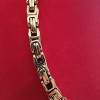 Ланец от медицинска стомана - Кралска плитка , снимка 1 - Колиета, медальони, синджири - 40844539