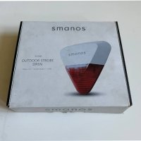 Smanos SS2800 Outdoor Strobe Siren Смарт Сирена СОТ, снимка 1 - Друга електроника - 42182249