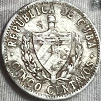 5 центавос Куба 1963, снимка 1 - Нумизматика и бонистика - 35910183