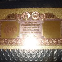 100 долара Златни банкноти Малая и Британско Борнео/SPECIMEN , снимка 5 - Нумизматика и бонистика - 41518974