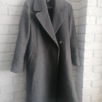 Дамско сиво палто, снимка 2 - Палта, манта - 39629609