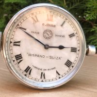 стар авто часовник "JAEGER" - ретро, снимка 6 - Антикварни и старинни предмети - 41625647