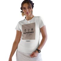 Дамска тениска Burberry принт Всички размери, снимка 2 - Тениски - 32963337