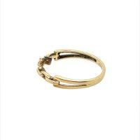 Златен дамски пръстен 1,49гр. размер:55 14кр. проба:585 модел:22343-1, снимка 3 - Пръстени - 44376116