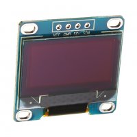 0,96 инча 4-пинов IIC I2C OLED дисплей модул 12864 / жълт + син, снимка 11 - Друга електроника - 35807012