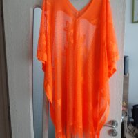 Плажна туника пареро оранжево , снимка 1 - Бански костюми - 41402167