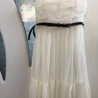 Бяла официална рокличка, снимка 1 - Рокли - 41496367