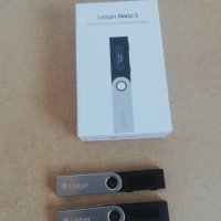 Ledger Nano S хардуерен крипто портфейл, снимка 1 - USB Flash памети - 42346270