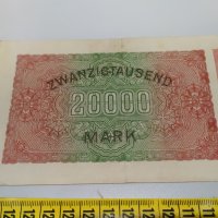 20 000 марки 1923 Германия, снимка 2 - Нумизматика и бонистика - 34751568