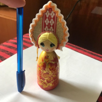 Руска кукла с кокошник, снимка 3 - Други - 36339268