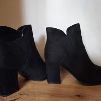 Боти на ток, снимка 1 - Дамски обувки на ток - 41416333