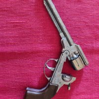 Стар метален пистолет с капси, Испания. , снимка 3 - Колекции - 35715491