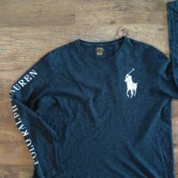 polo ralph lauren - страхотна мъжка блуза КАТО НОВА, снимка 1 - Блузи - 40002155