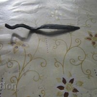 Уникален кован нож за писма кама ковано желязо, снимка 2 - Колекции - 34540999