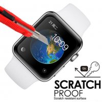 Стъкло Стъклен Протектор Apple Watch 1 2 3 4 5 6 SE 38 40 42 44 мм , снимка 3 - Аксесоари за Apple - 34512307