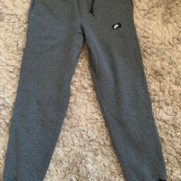 Nike Mens AW77 Cuff Fleece Pants Cool Grey/Black/Heather, снимка 2 - Спортни дрехи, екипи - 36315278