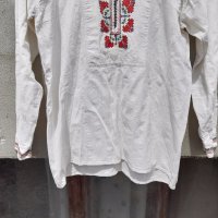 Старинна Мъжка кенарена риза за носия #5, снимка 3 - Антикварни и старинни предмети - 41855473