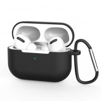 Силиконов кейс за безжични слушалки AirPods Pro, AirPod 3 - черен цвят, снимка 1 - Слушалки, hands-free - 36021807