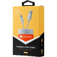 CANYON - Apple iPhone USB оплетен кабел 1m – различни цветове, снимка 1 - USB кабели - 35803788