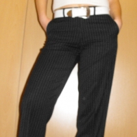 Всичко по 5 лв - Дамски класически панталон Cubus - черно - рае, снимка 1 - Панталони - 36063461